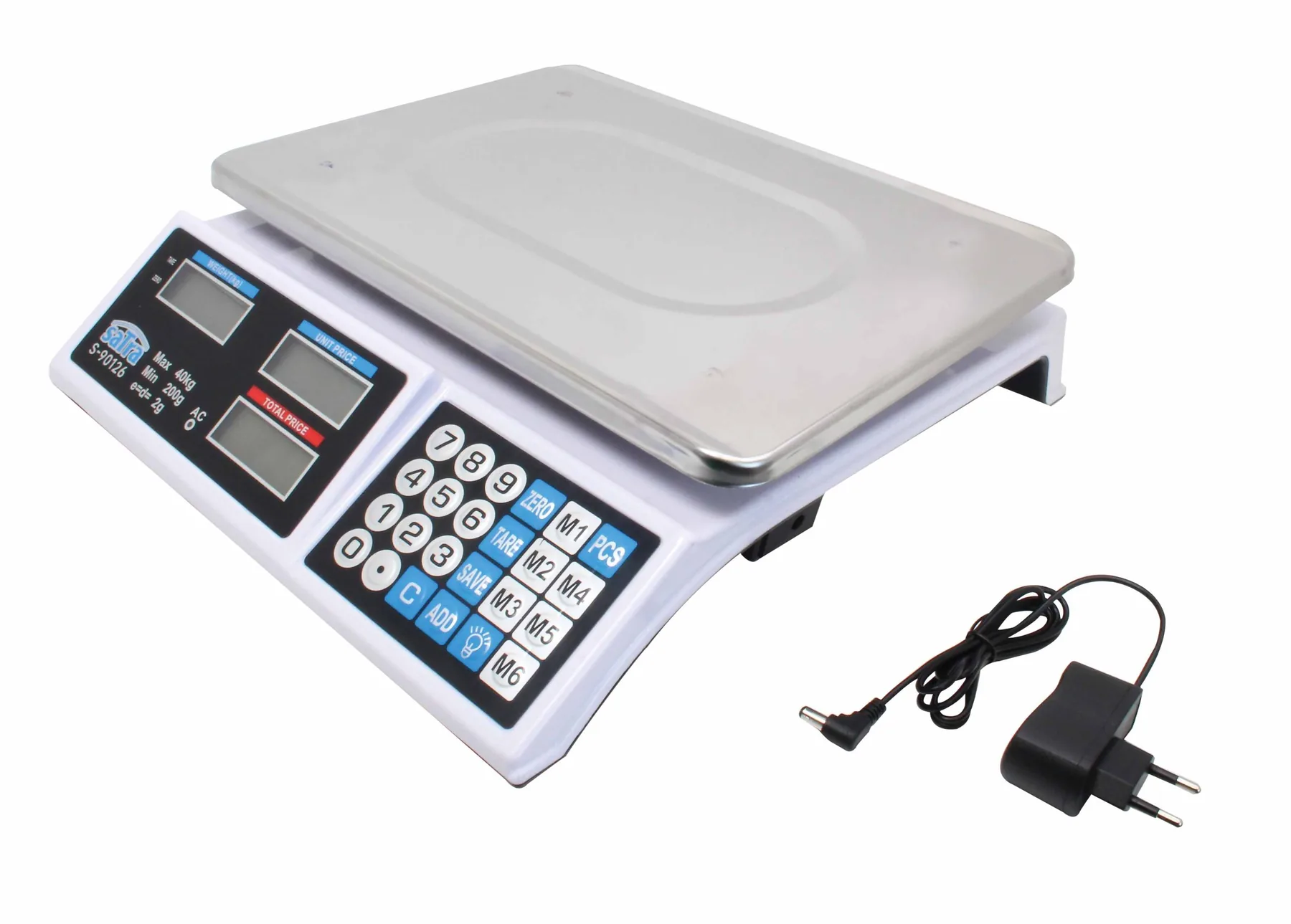 SATRA S-90126 elektronická obchodná váha do 40 kg