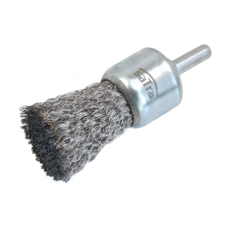 SATRA S-25EBS – Koncová oceľová kefa 25 × 6 mm