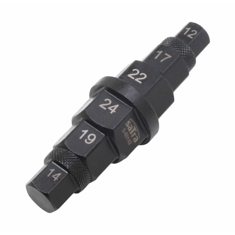 SATRA S-90142 – Kľúč na kolesá motocykla 12 – 24 mm, 3/8"