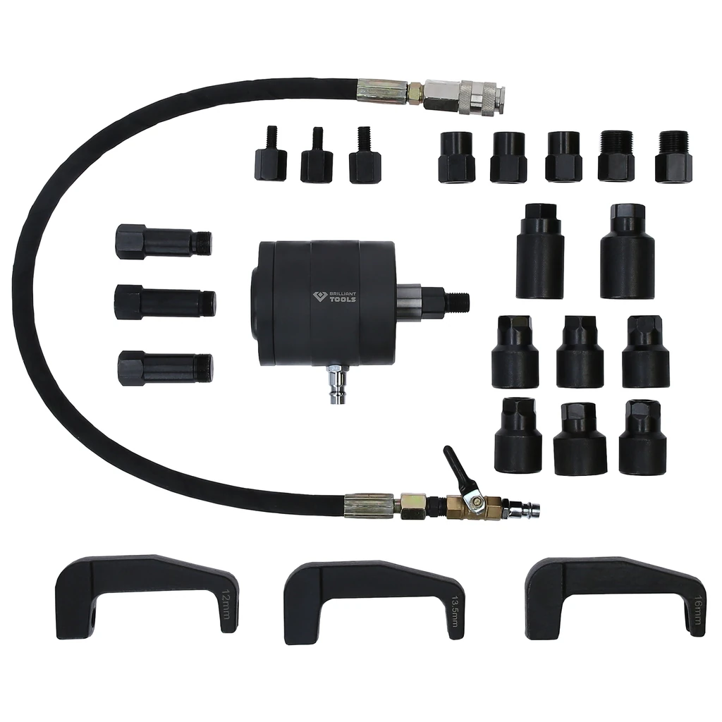 Pneumatická súprava na vyťahovanie vstrekovačov, 24-dielna BRILLIANT TOOLS BT551500