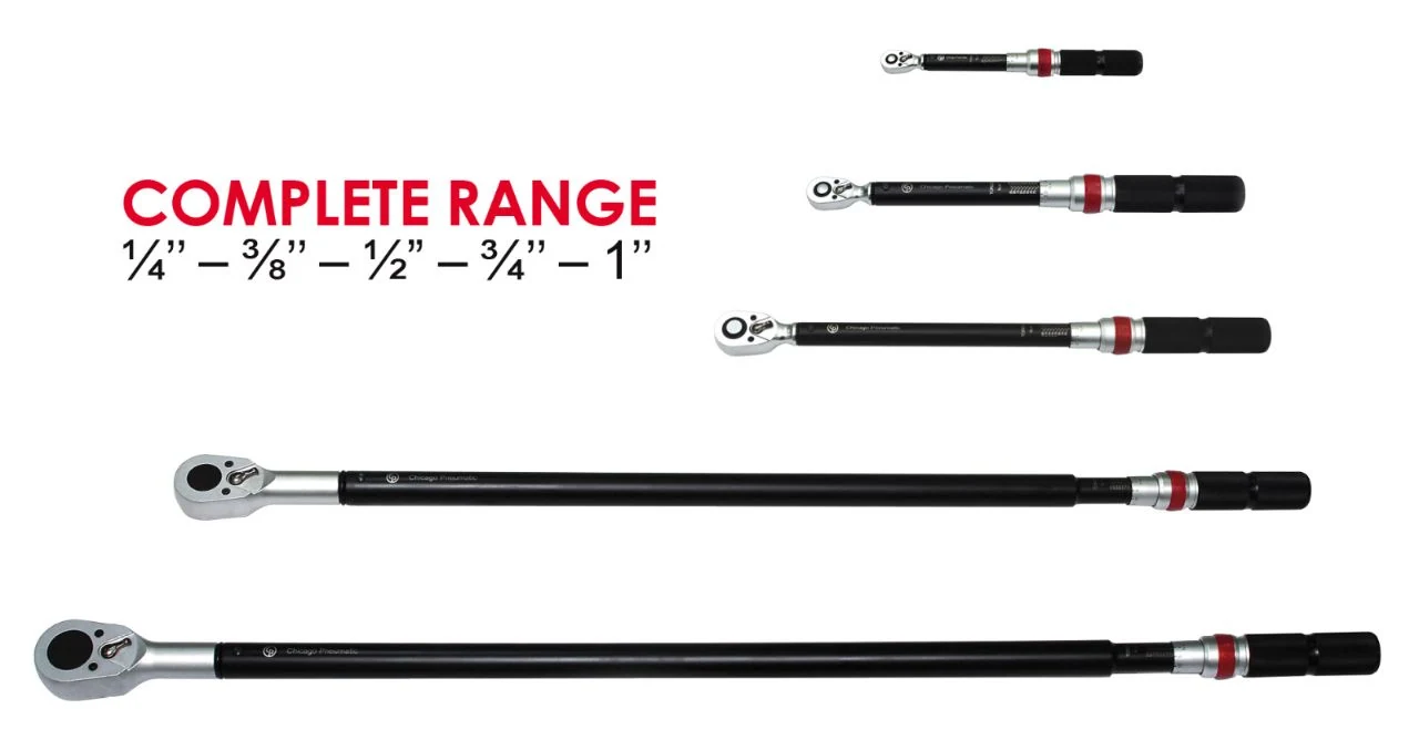 Momentový kľúč - ft·lb, 1" Chicago Pneumatic CP8925 8941089255