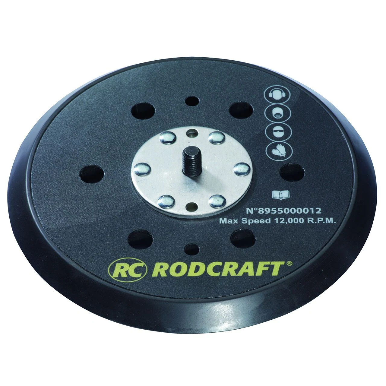 Oporný kotúč 6" so suchým zipsom, 15 otvorov, závit 5/16-24", hmotnosť 123 g, RC Chicago Pneumatic 8955000012