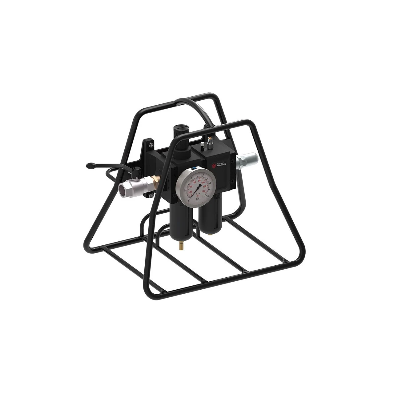 Ovládanie krútiaceho momentu vzduchu FRL 3/4" BSP. 6158136510 adaptér pre Severnú Ameriku je súčasťou dodávky Chicago Pneumatic 6158136540