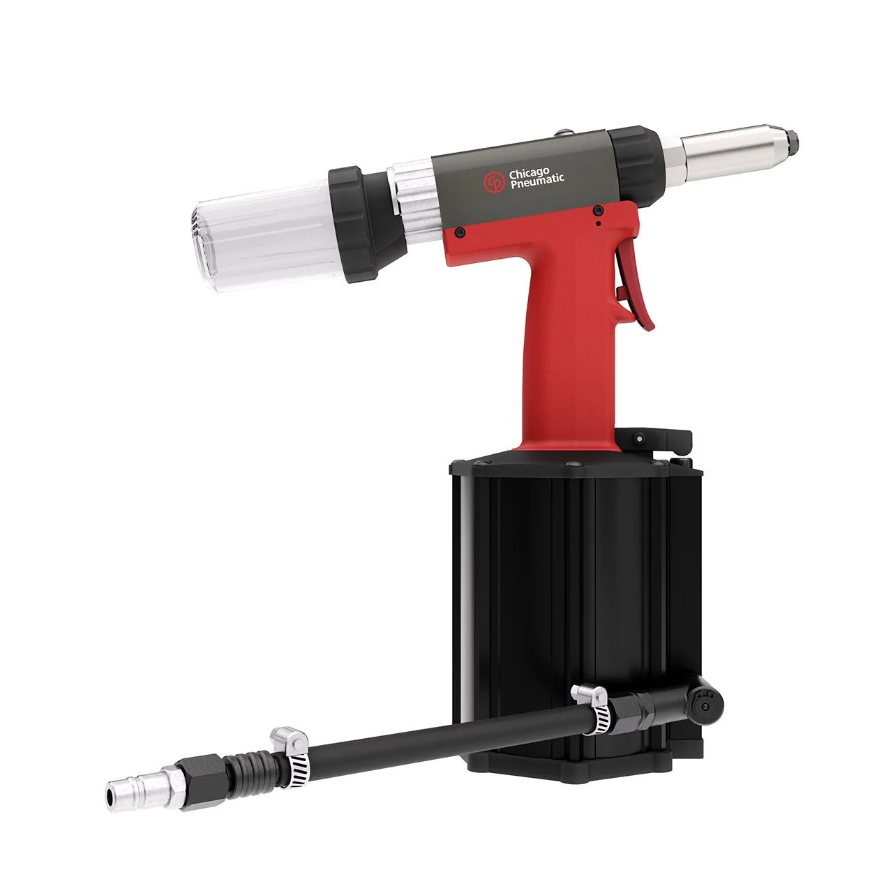 Pneumatická nitovačka, až 6,4 mm oceľové slepé nity a až 7,8 mm nity typu bulb Chicago Pneumatic CP9887 8941098870
