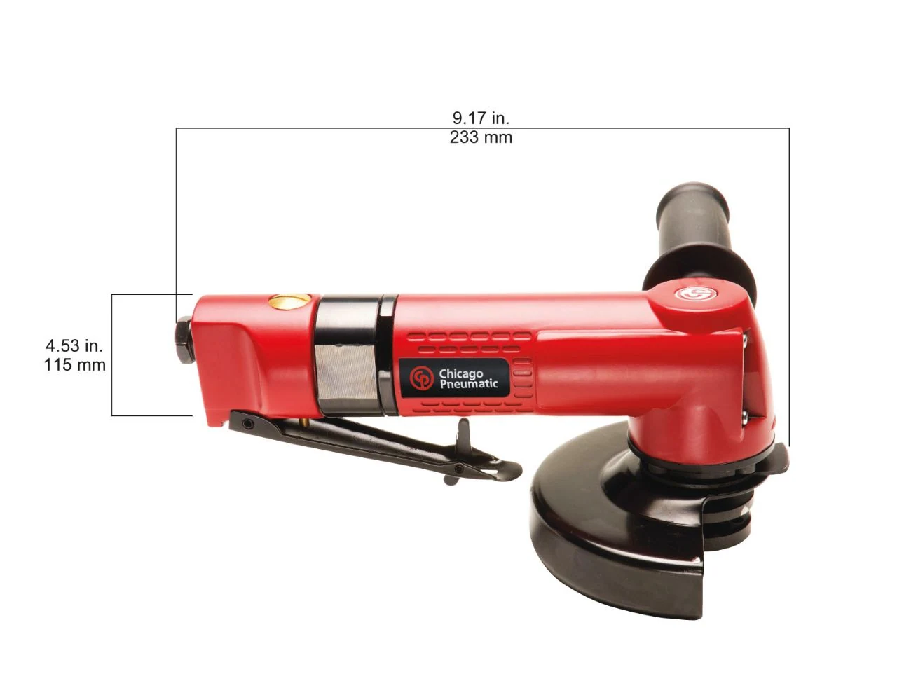 Pneumatická uhlová brúska, 4,5" (115 mm) Chicago Pneumatic CP9122BR 6151957222