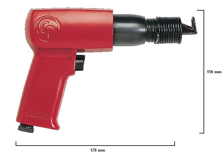 Pneumatické kladivo so šesťhrannou stopkou 0,401" (10,2 mm) Chicago Pneumatic CP7111H 8941071111