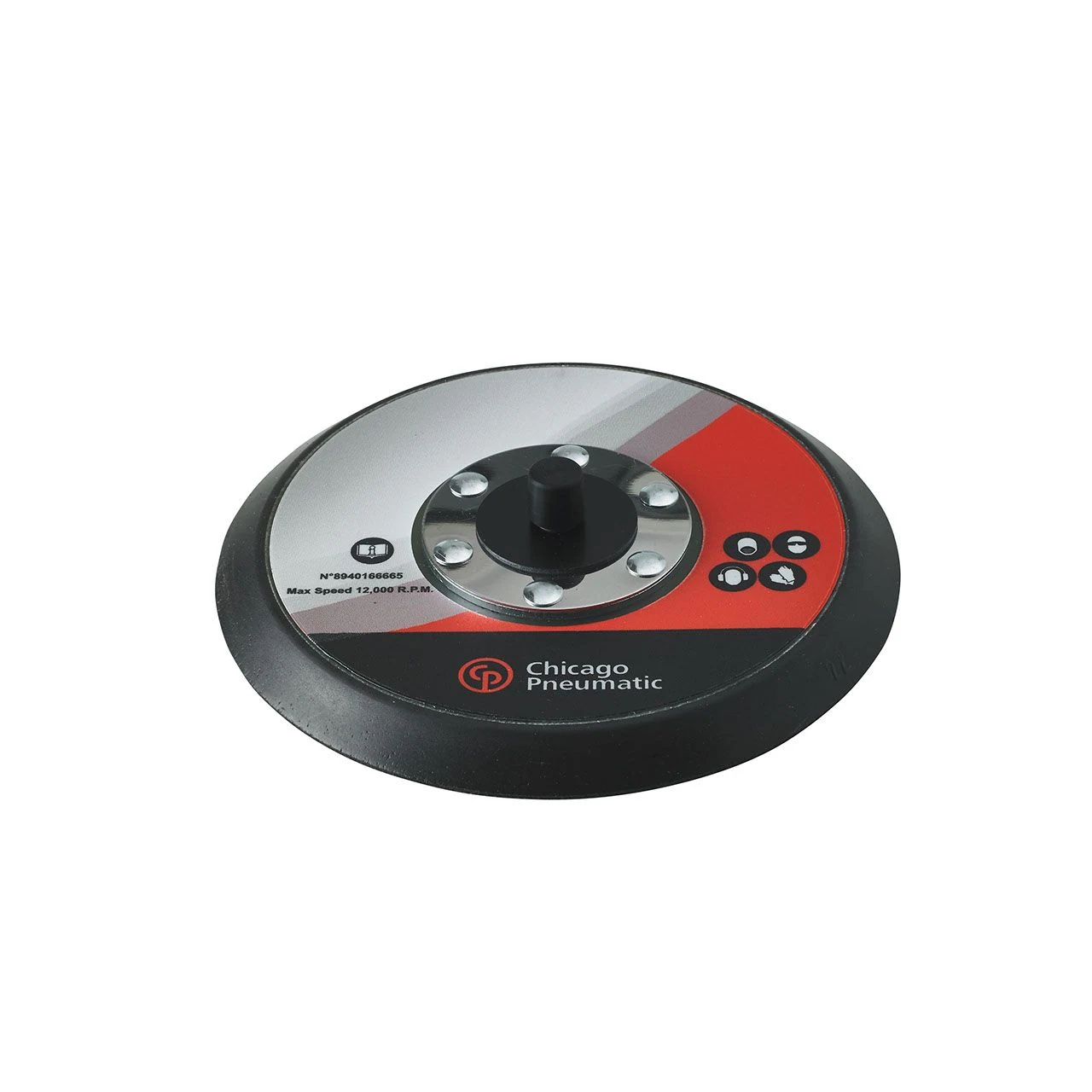 Podložka 5" psa s/0 otvormi 5/16-24 - 121GR Chicago Pneumatic 8940166665
