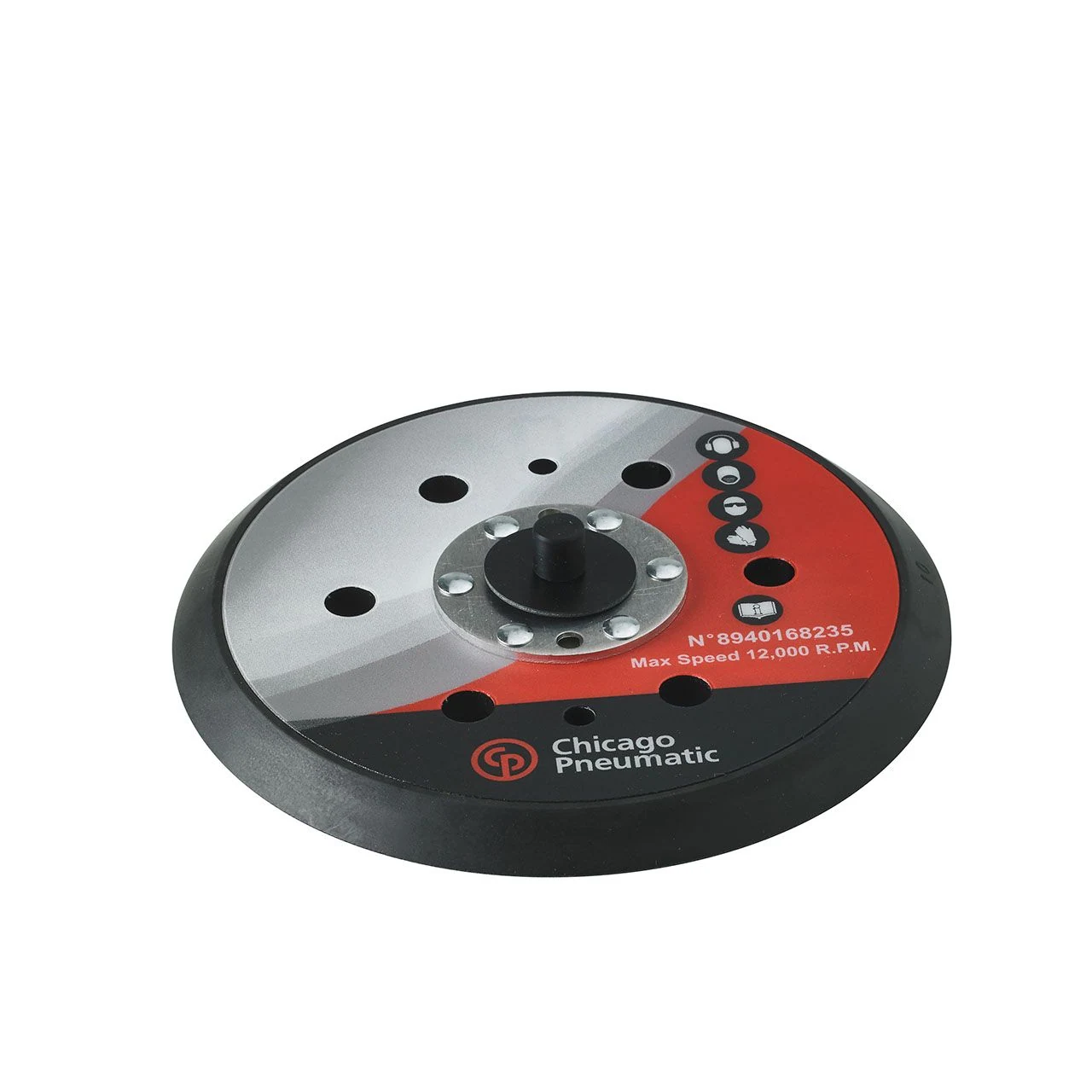 Podložka 6" psa s 15 otvormi 5/16-24 - 123GR Chicago Pneumatic 8940168235