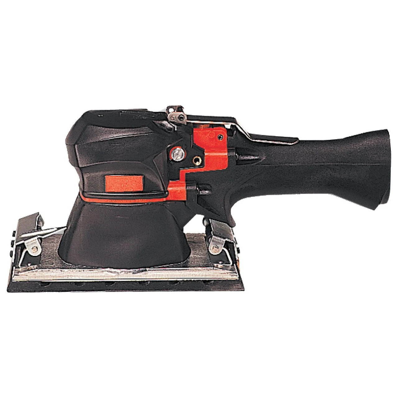 Priemyselná orbitálna brúska 375 W (0,5 HP) s rukoväťou, pre podložky 215 × 113 mm (8 1/2" × 4 1/2"), 3/16" (5 mm) výkmit, bez odsávania Chicago Pneumatic CP5506-R8H 6151700680