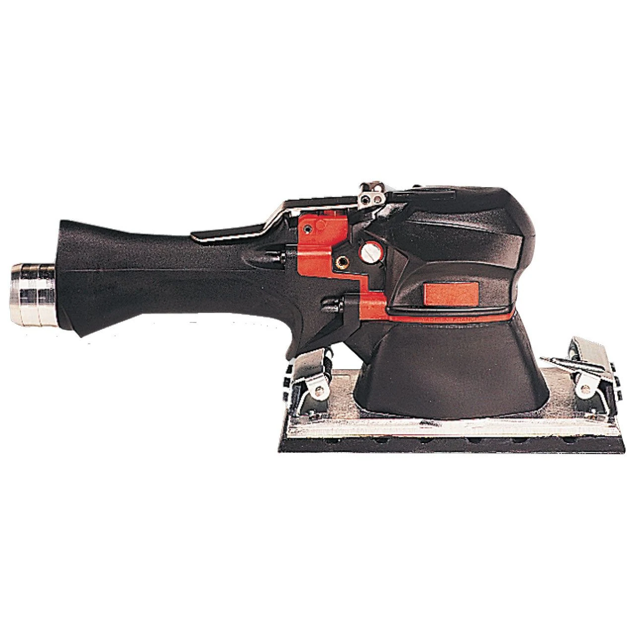 Priemyselná orbitálna brúska 375 W s rukoväťou, podložka 170 × 93 mm, 3/16" (5 mm) výkmit, s centrálnym odsávaním Chicago Pneumatic CP5506-R6HCV 6151700750
