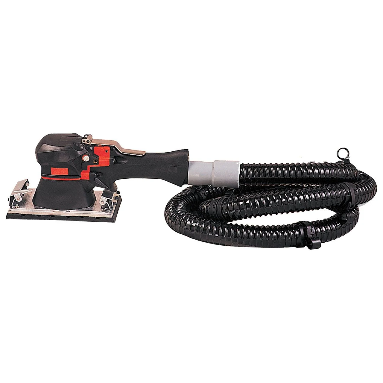 Priemyselná orbitálna brúska 375 W s rukoväťou, podložka 170 × 93 mm, 3/16" (5 mm) výkmit, so samoodvádzaním prachu Chicago Pneumatic CP5506-R6HSV 6151700710