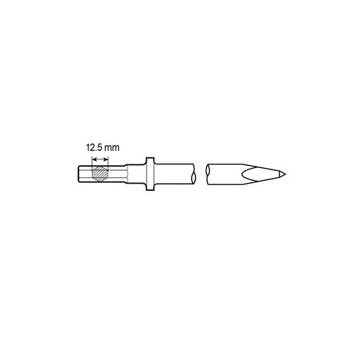 Sekáč šesťhranný 12,5 mm Chicago Pneumatic 6158040920