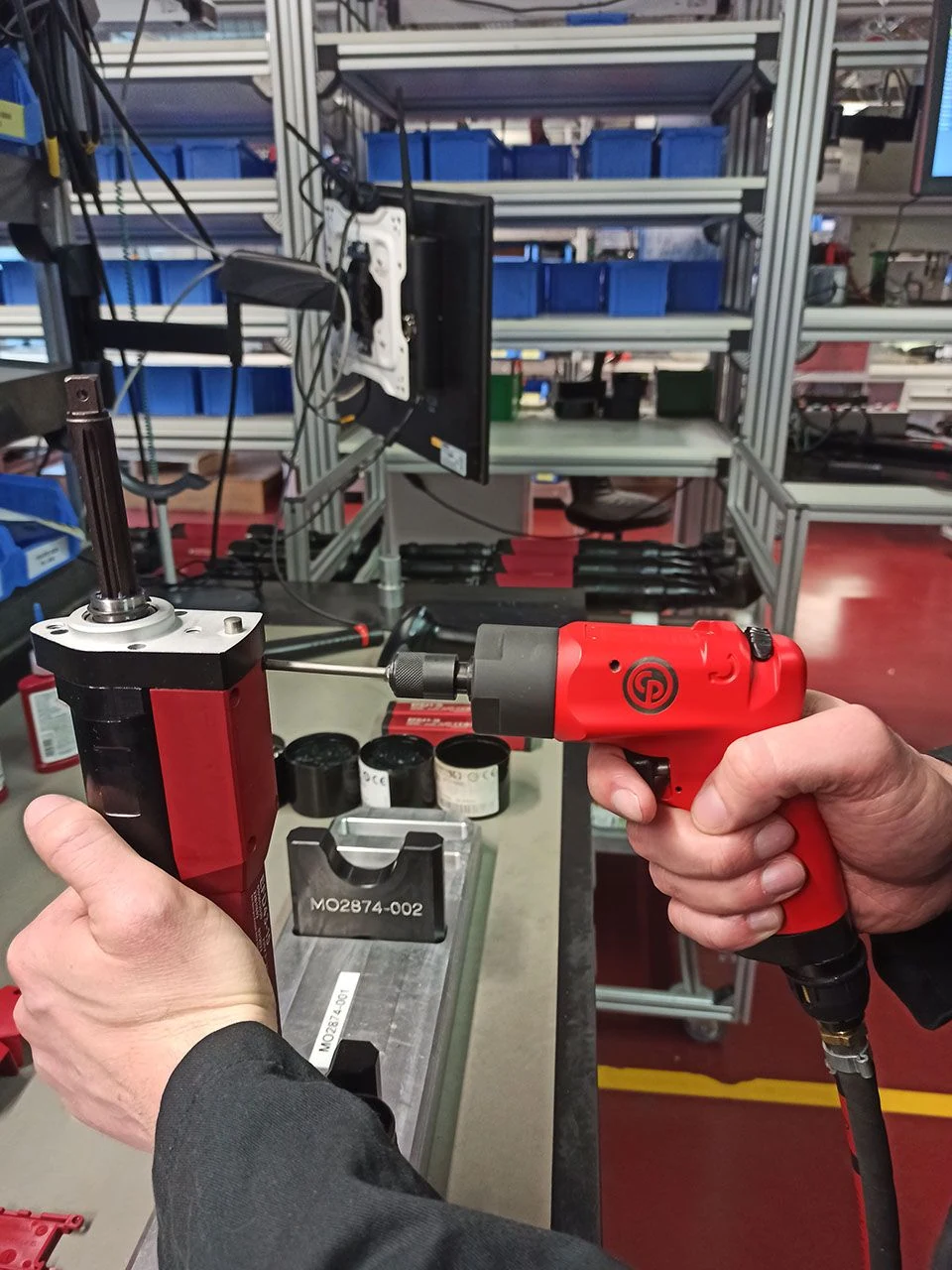 Šesťhranný pištoľový pneumatický skrutkovač s priamym pohonom, 1/4" Chicago Pneumatic CP2810 6151630070