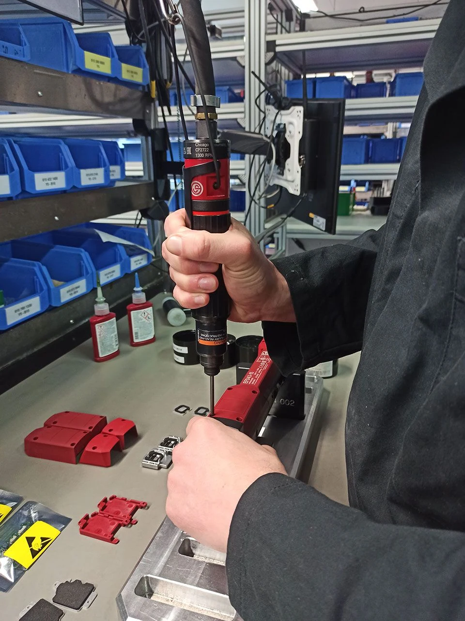 Šesťhranný priamy vypínací pneumatický skrutkovač, 1/4" Chicago Pneumatic CP2824 6151630100