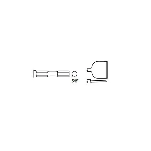 Stopka frézy na asfalt šesťhran 5/8" Chicago Pneumatic 6158044410