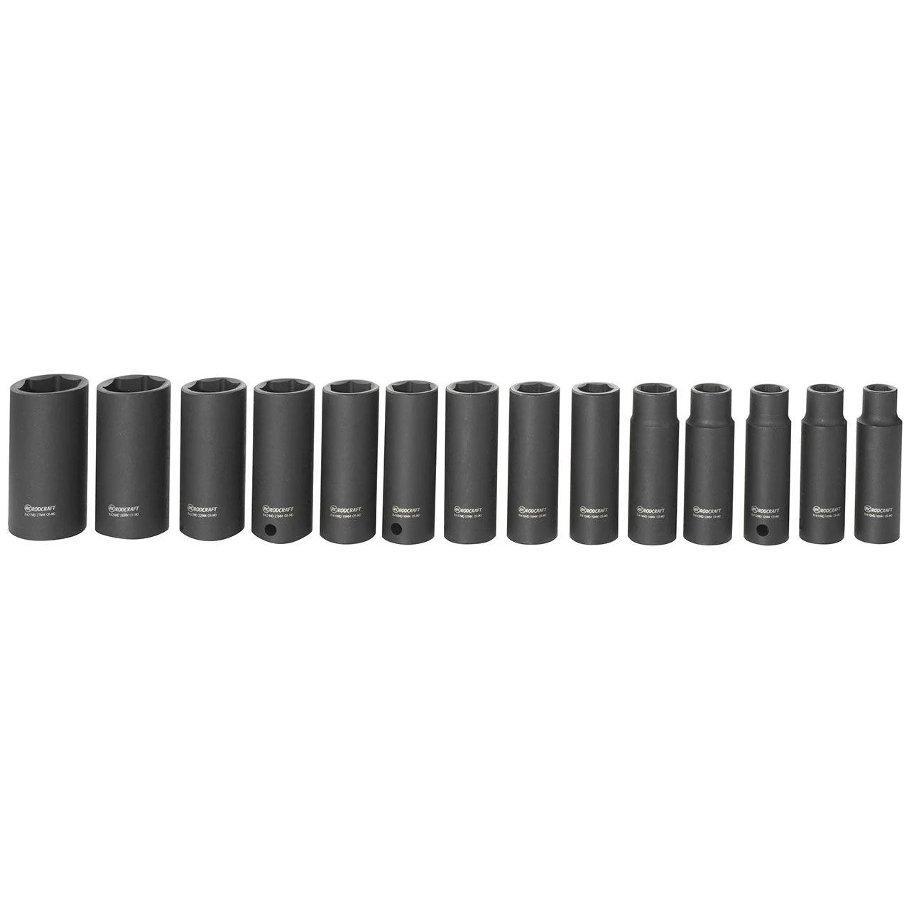 Súprava 14 hlbokých metrických rázových nástrčných hlavíc, 1/2" štvorhran Chicago Pneumatic RS4114D 8951012357