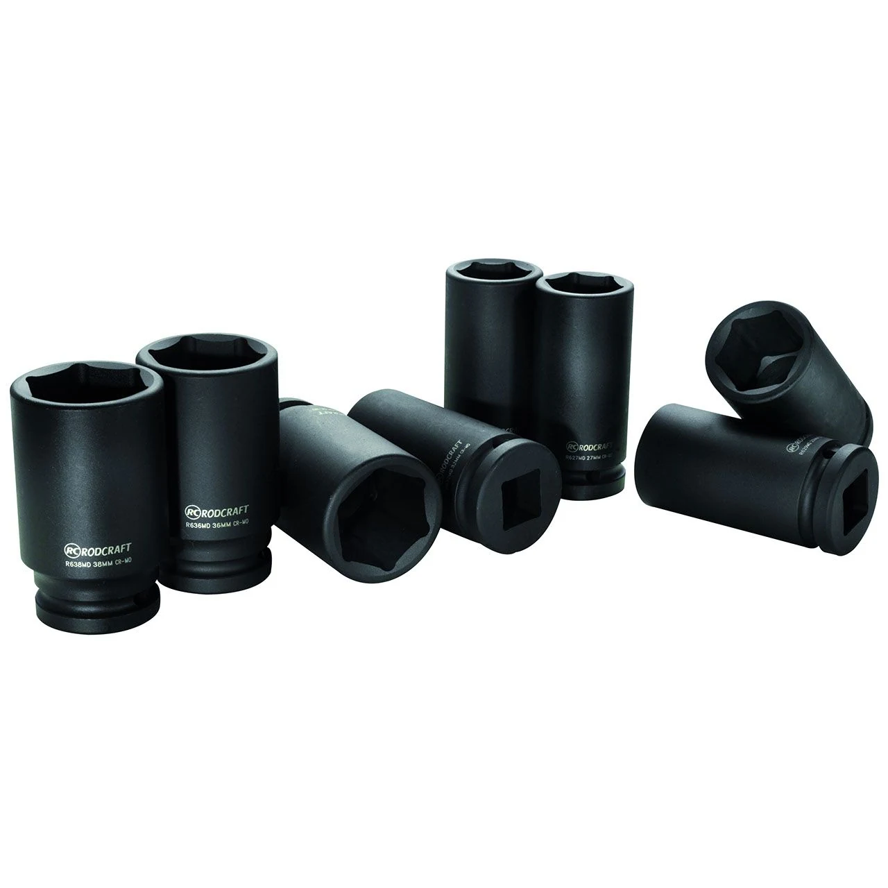 Súprava 8 hlbokých metrických rázových nástrčných hlavíc, 3/4" štvorhran Chicago Pneumatic RS618D 8951012359