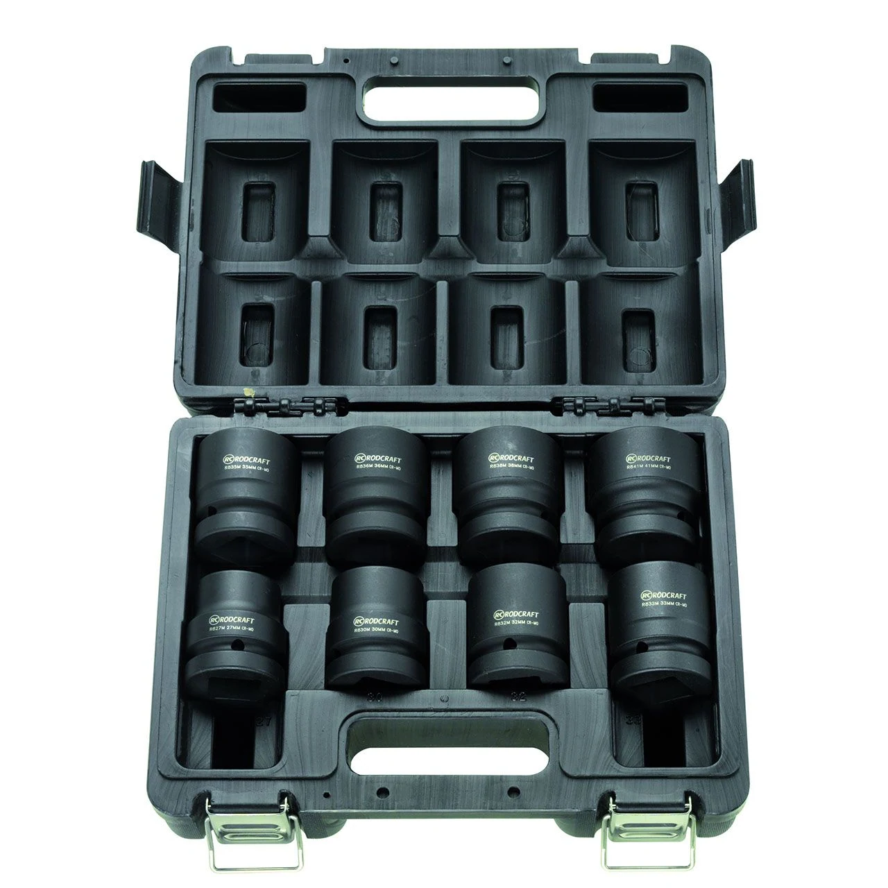 Súprava 8 štandardných metrických rázových nástrčných hlavíc, 1" štvorhran Chicago Pneumatic RS818 8951012360