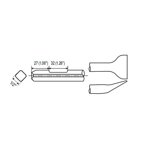 Uhlová stopka qtr. okt. wf 1/2" Chicago Pneumatic 6158044440
