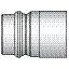 Vsuvka 1/2" BSP-súprava 5 Chicago Pneumatic F104E 6158134400
