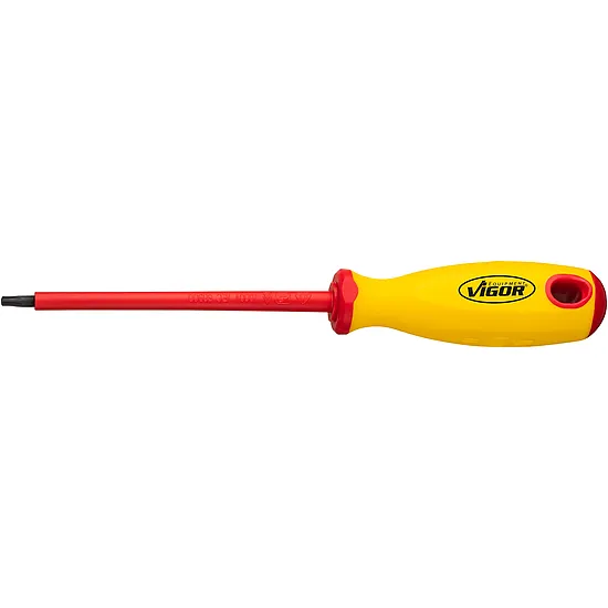 Skrutkovač VDE Torx · Veľkosť T15 VIGOR V2031-T15