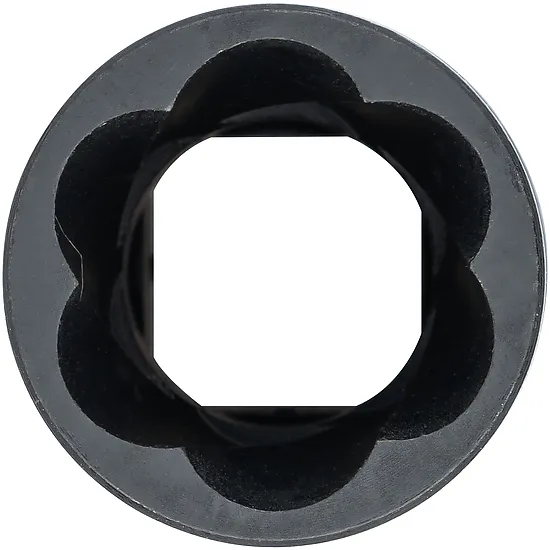 1⁄2″ Špirálová povoľovacia nástrčná hlavica · Profil na vyťahovanie skrutiek · Veľkosť 17 mm VIGOR V2404N-17
