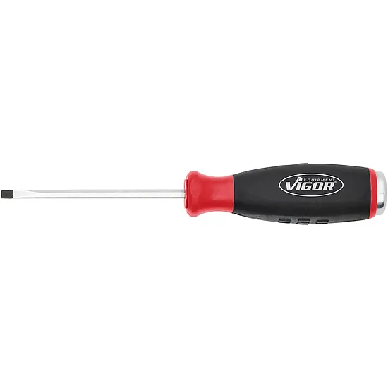 Skrutkovač s úderovou hlavicou · s hnacím štvorhranom · Veľkosť x 3,5 mm · 1⁄4″ · Plochý profil VIGOR V5010-SL3.5