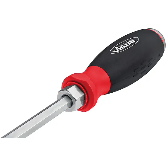 Skrutkovač s úderovou hlavicou · s hnacím štvorhranom · Veľkosť x 6 mm · 1⁄4″ · Plochý profil VIGOR V5010-SL6