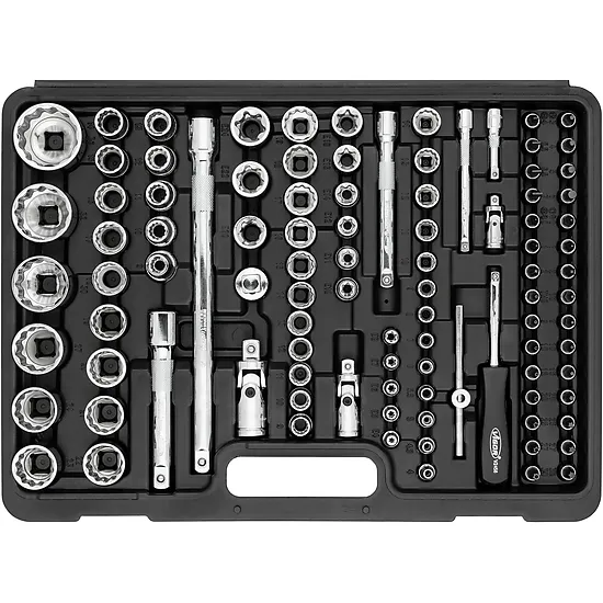 Sada nástrčných kľúčov · 133-dielna · 0,8 x 4 – 1,2 x 7 mm · 3 – 36 mm · E5 – E24 · PH0 – PH2 VIGOR V5461