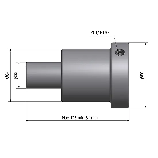 Tlačný a ťažný hydraulický valec · 14 ton · Wallmek-No: 03-00034 VIGOR V5907