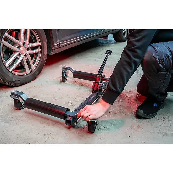 Súprava hydraulických posúvacích pomôcok pod kolesá, 2-dielna VIGOR V6029/2