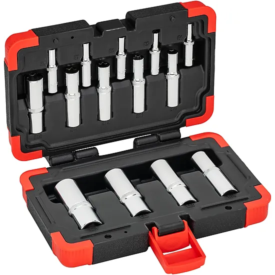 1⁄4″ Nástrčná hlavica · dlhá · E profil · Veľkosť E6 VIGOR V7014-6