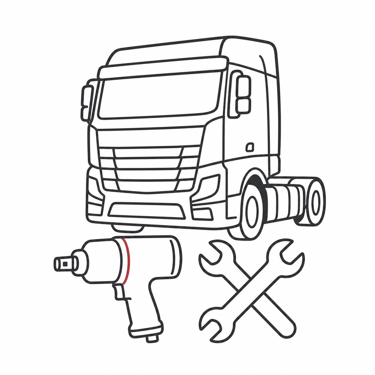 Náradie pre nákladné vozidlá (LKW)
