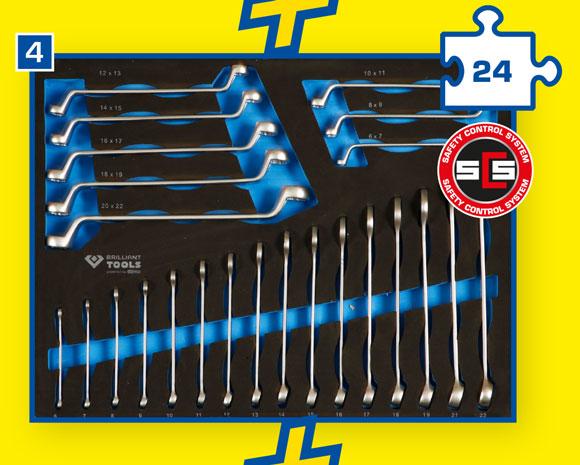 Dielenský vozík s 473 dielnou sadou náradia Brilliant Tools BT153473 + Zadarmo komplet set pre pneuservis