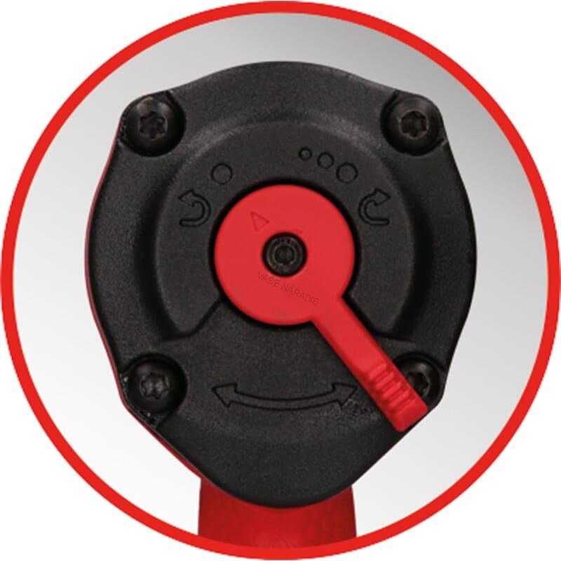 KS Tools 1/2" THE miniDEVIL vysokovýkonný pneumatický rázový skrutkovač, 1084 Nm 515.1315