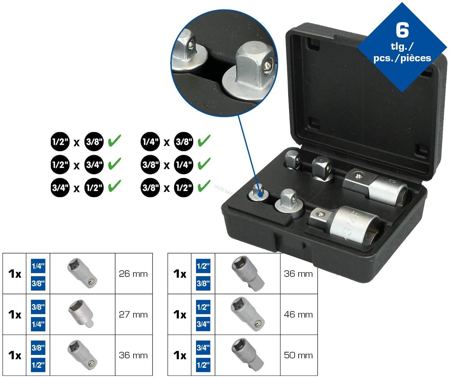 Brilliant Tools Sada adaptérov BT024006