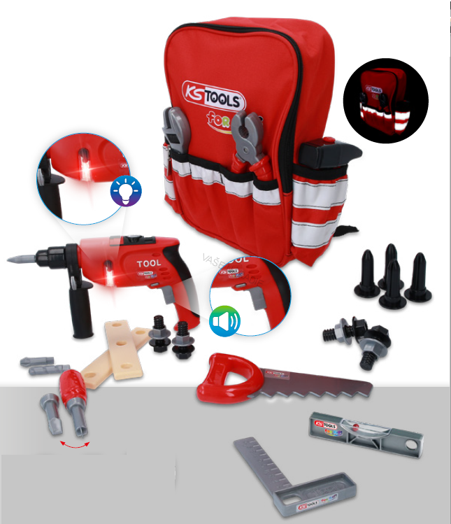 KS Tools Detský ruksak s náradím (hračka)