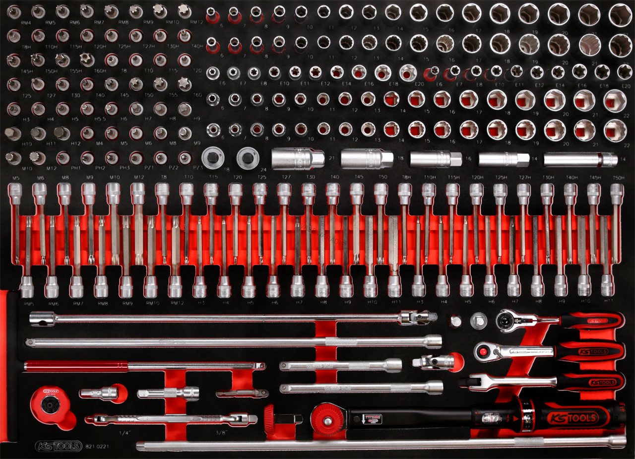 KS Tools 845.9710 Performanceplus súprava dielenského vozíka P45 710 dielny