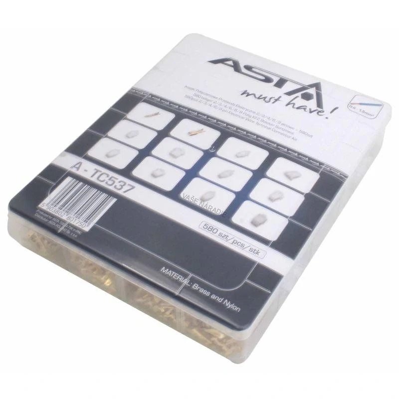 Asta A-TC537 Spojky - konektory pre elektrické rozvody automobilov 580ks