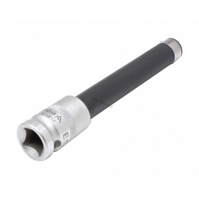 ASTA A-1512-E12 Dlhý nadstavec E-Torx E12 1/2 palca, 140 mm