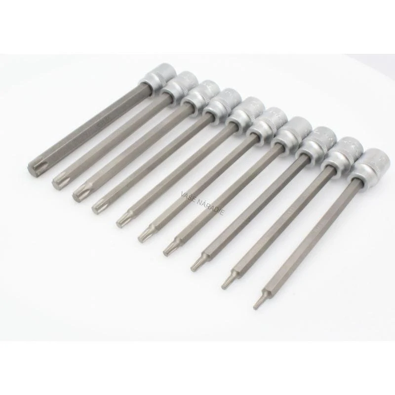 SATRA S-TL1038 Dlhé hlavice Torx 3/8″, T10–T55, 10 ks