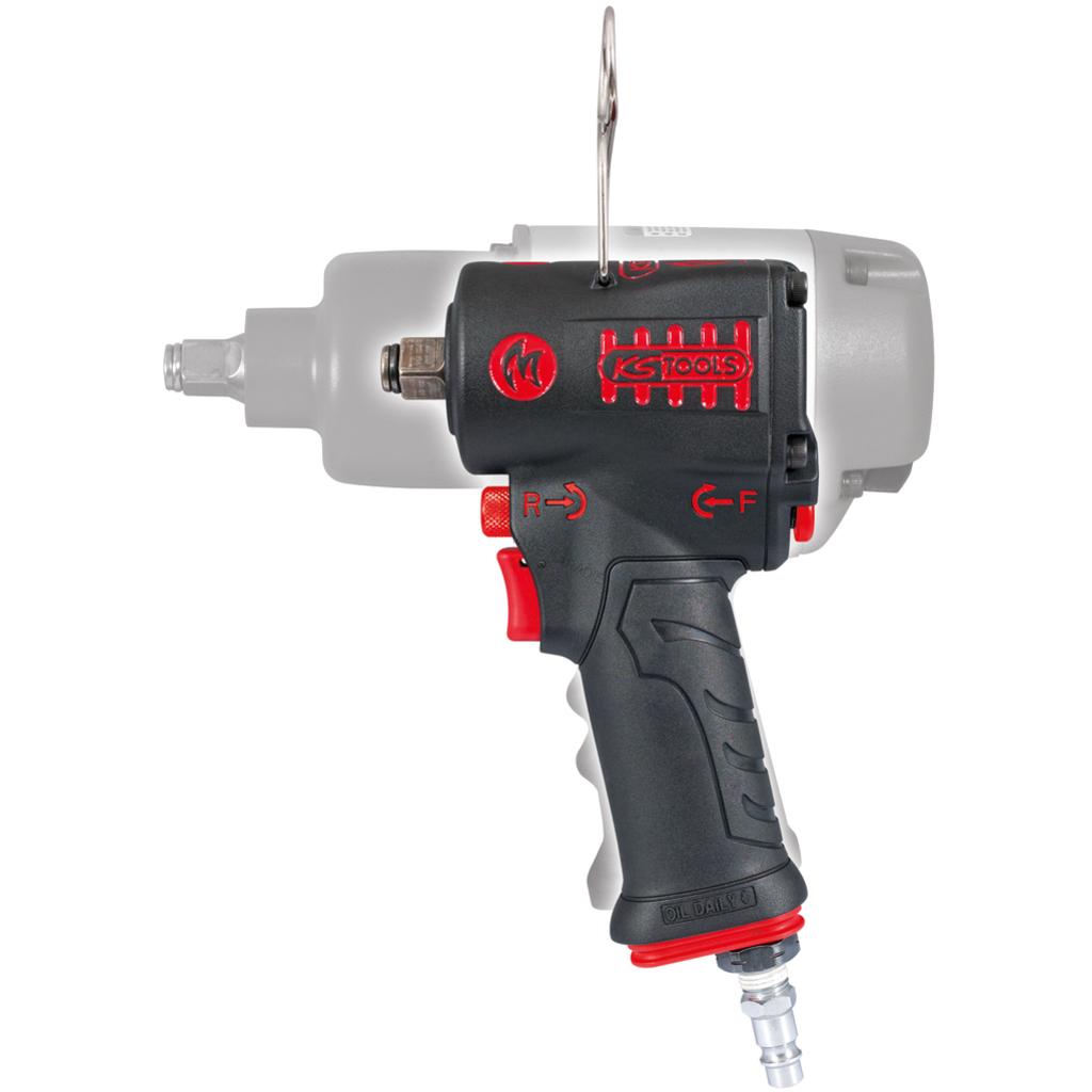 KS Tools Vysokovýkonný pneumatický skrutkovač 1/2" mini MONSTER 1390 Nm 515.1270