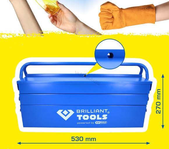 Brilliant Tools BT150800 Kovový box na náradie