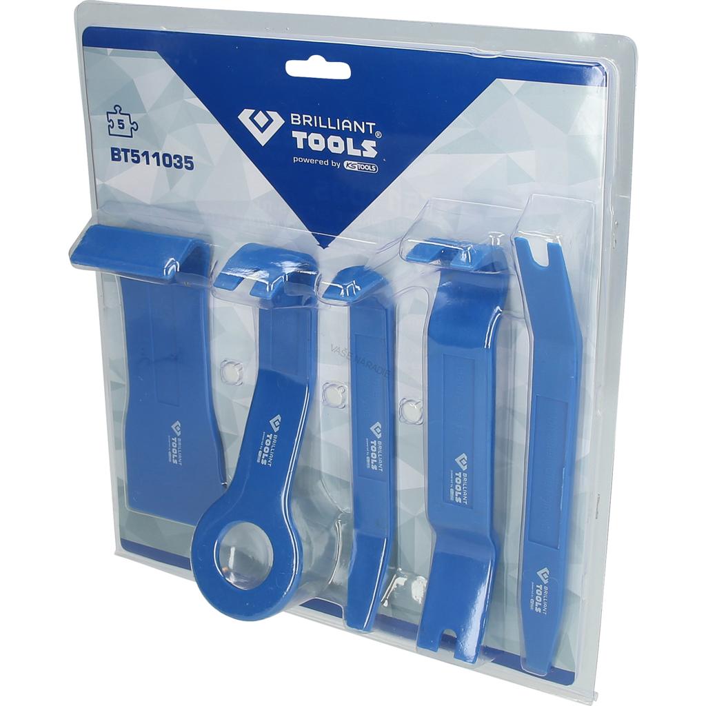 Brilliant Tools BT511035 Súprava klinov na ozdobné lišty, 5-dielna