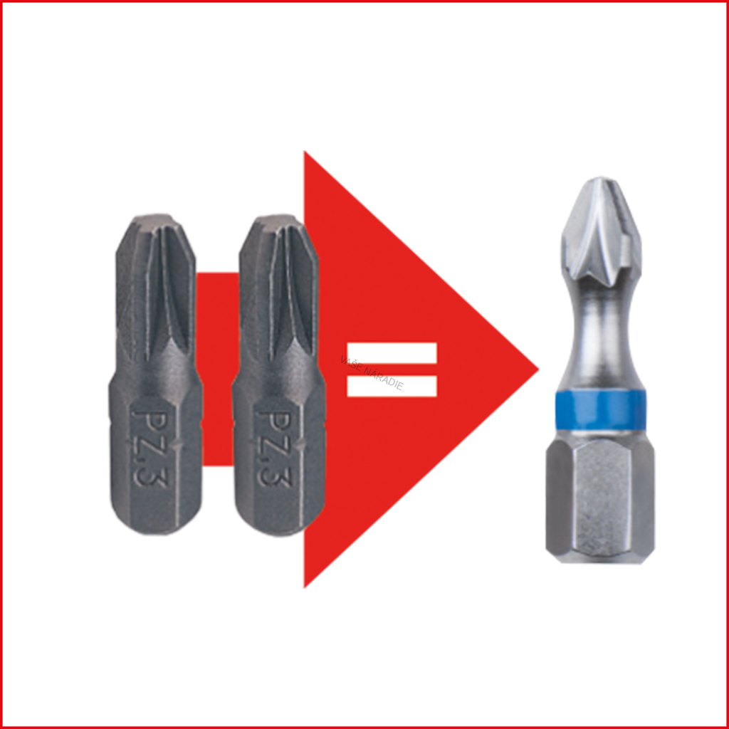 KS Tools Sortiment bitov TORSIONpower, 108 ks 918.3108