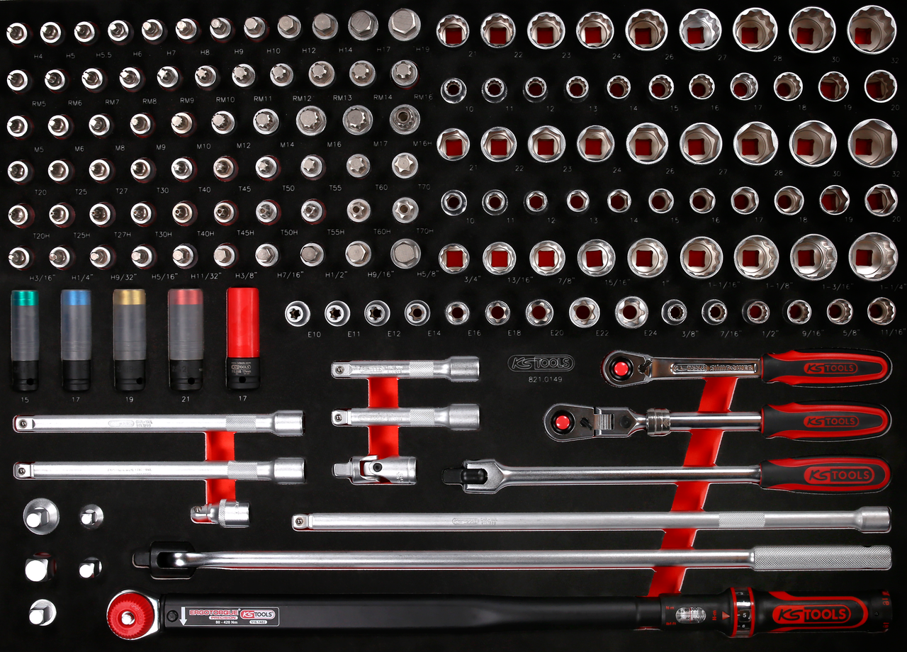 KS Tools 845.9710 Performanceplus súprava dielenského vozíka P45 710 dielny