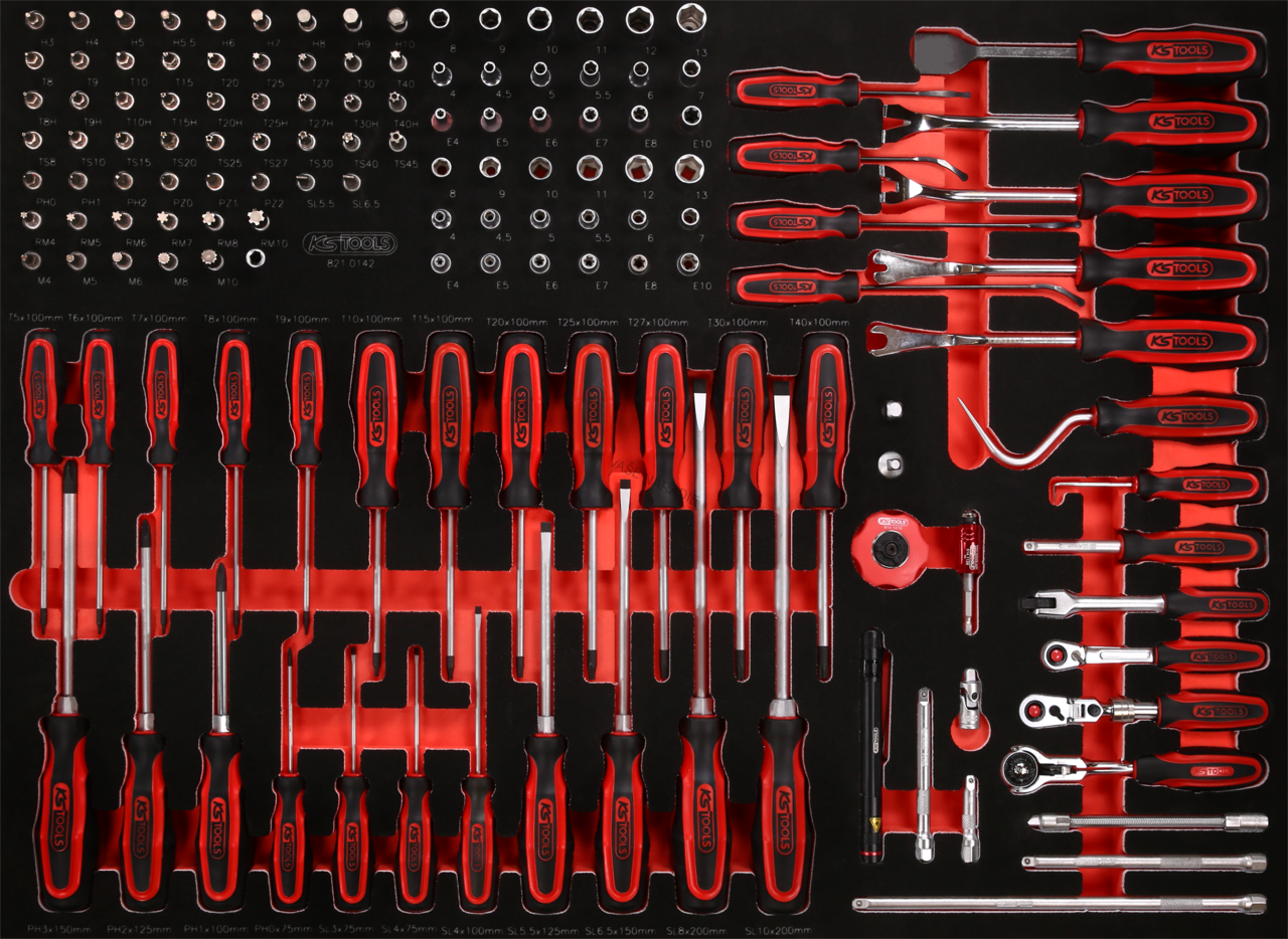 KS Tools 845.9710 Performanceplus súprava dielenského vozíka P45 710 dielny