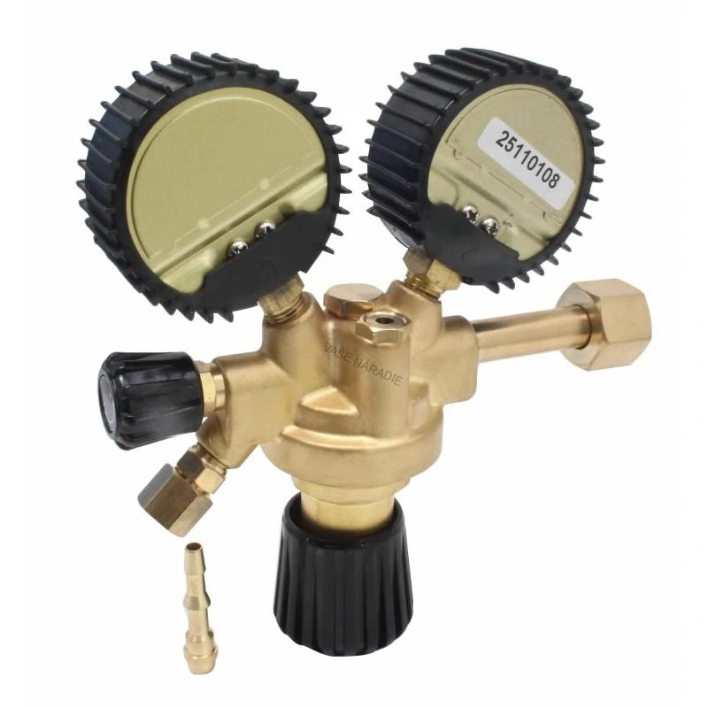 SATRA S-90238 Redukčný ventil Argón/CO₂ 200 bar s dvoma manometrami