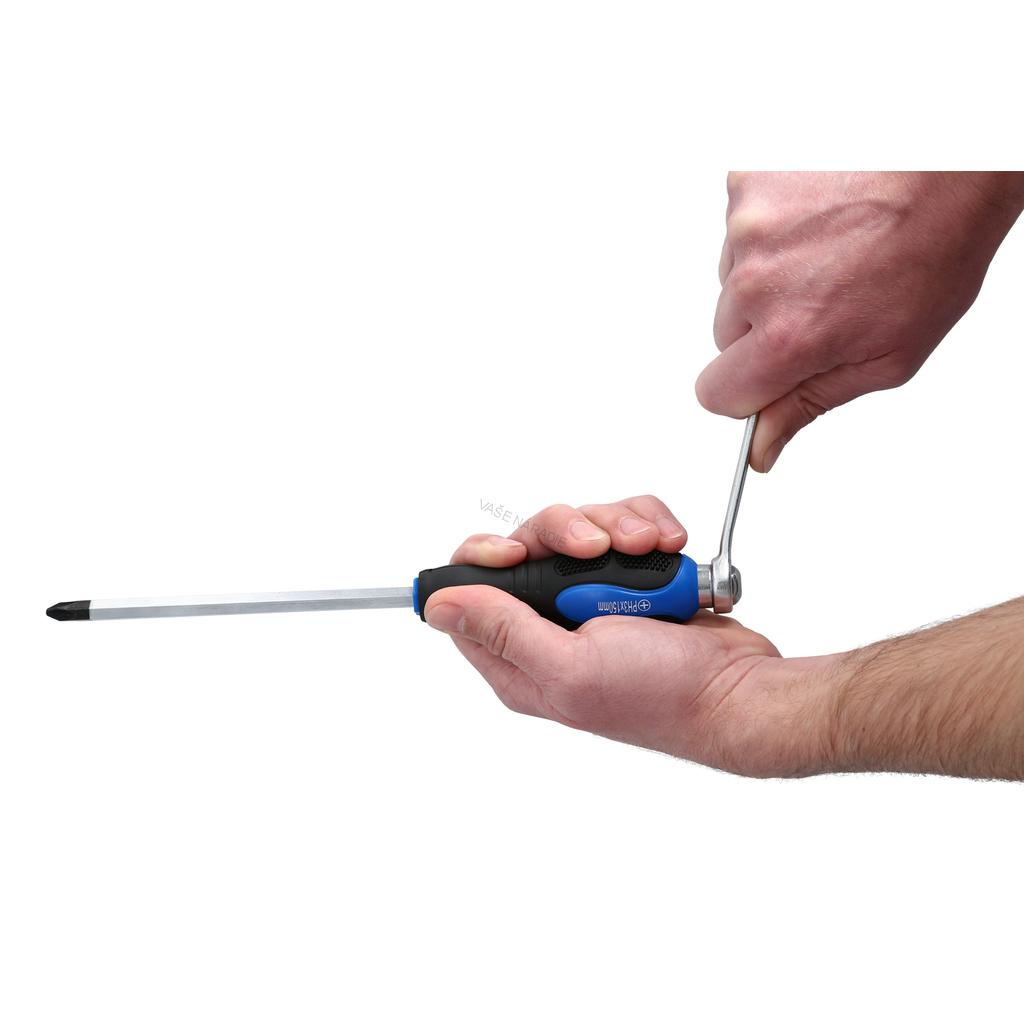 Brilliant Tools Súprava skrutkovačov s nárazovou hlavičkou, 12-dielna BT034012