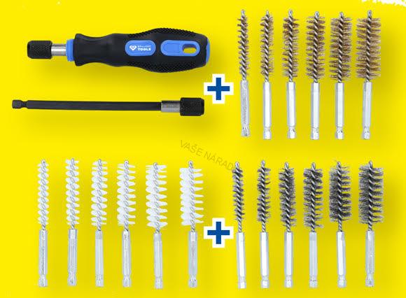 Brilliant Tools BT103000 Sada kefiek v púzdre 20 dielna
